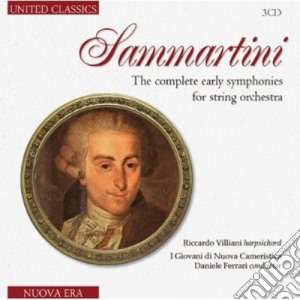 Giovanni Battista Sammartini - The Complete Early Symphonies For String Orchestra (3 Cd) cd musicale di Sammartini / I Giovani Di Nuova Cameristica