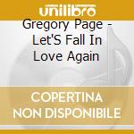 Gregory Page - Let'S Fall In Love Again cd