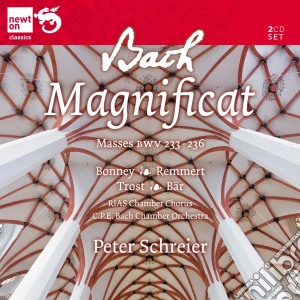 Johann Sebastian Bach - Magnificat, Missae Brevis (2 Cd) cd musicale di Rias Cc/Cpe Bach Co/Schreier