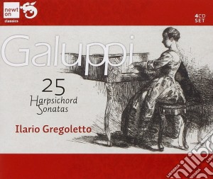 Baldassarre Galuppi - 25 Harpsichord Sonatas (4 Cd) cd musicale