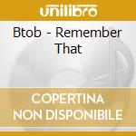 Btob - Remember That cd