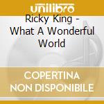 Ricky King - What A Wonderful World cd