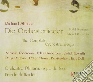 Richard Strauss - Die Orchesterlieder (integrale Dei Lieder Con Orchestra) (3 Cd) cd musicale di Richard Strauss