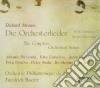 Richard Strauss - Die Orchesterlieder (integrale Dei Lieder Con Orchestra) (3 Cd) cd