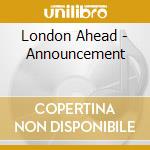 London Ahead - Announcement