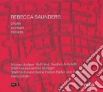 Rebecca Saunders - Miniata, Crimson, Choler
