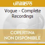 Vogue - Complete Recordings cd