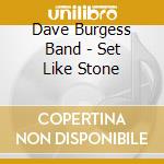 Dave Burgess Band - Set Like Stone cd