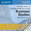 Cambridge IGCSE and O level business studies. Revised Cambridge Elevate teacher's resource access card. Con espansione online cd