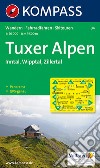 Carta escursionistica e stradale n. 34. Tuxer Alpen, Inntal, Wipptal. Adatto a GPS. Digital map. DVD-ROM cd