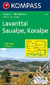 Carta Escursionistica N. 219. Austria. Ad Est Delle Alpi. Vienna, Stiria... Lavanttal, Saualpe, Koralpe 1:50.000. Adatto A GPS. DVD-ROM Digital Map. E cd
