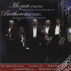 Quintetti Pianoforte E Fiati - Wolfgang Amadeus Mozart K452 / Beethoven 16 cd musicale di Quintetti Pianoforte E Fiati