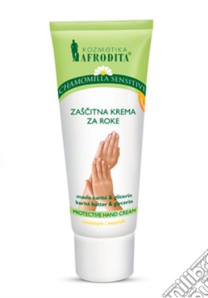 Crema alla CAMOMILLA per la pelle sensibile delle mani cosmetico di Afrodita