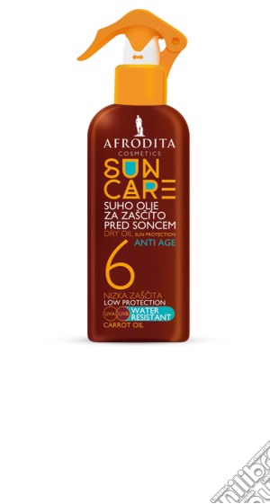 Olio Abbronzante SUN CARE F6 cosmetico di Afrodita
