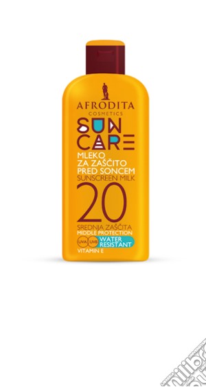 Latte corpo SUN CARE F20 cosmetico di Afrodita Cosmetici