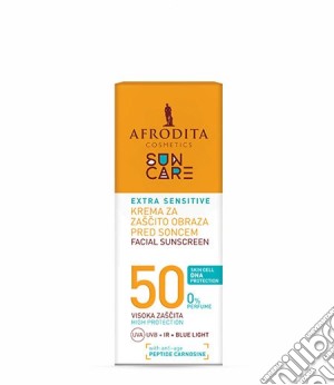 SUN CARE Protezione solare viso EXTRA SENSITIVE SPF 50 cosmetico di Afrodita