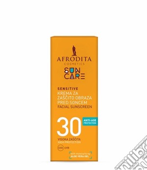 SUN CARE Protezione solare viso SENSITIVE SPF 30 cosmetico di Afrodita