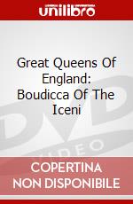Great Queens Of England: Boudicca Of The Iceni dvd