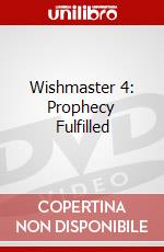 Wishmaster 4: Prophecy Fulfilled dvd