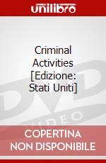 Criminal Activities [Edizione: Stati Uniti] dvd