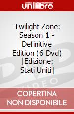 Twilight Zone: Season 1 - Definitive Edition (6 Dvd) [Edizione: Stati Uniti] dvd