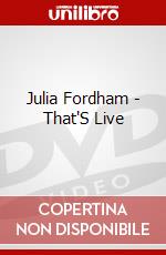 Julia Fordham - That'S Live dvd