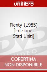 Plenty (1985) [Edizione: Stati Uniti] dvd