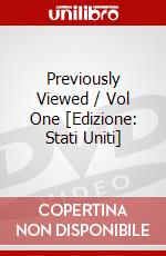 Previously Viewed / Vol One [Edizione: Stati Uniti] dvd