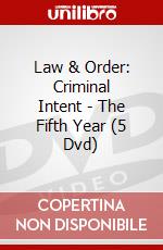 Law & Order: Criminal Intent - The Fifth Year (5 Dvd) dvd
