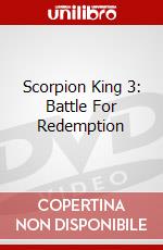 Scorpion King 3: Battle For Redemption dvd
