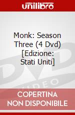 Monk: Season Three (4 Dvd) [Edizione: Stati Uniti] dvd