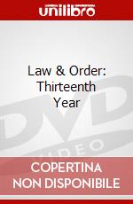 Law & Order: Thirteenth Year dvd