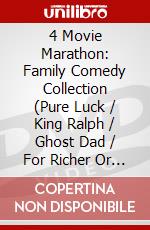 4 Movie Marathon: Family Comedy Collection (Pure Luck / King Ralph / Ghost Dad / For Richer Or Poorer) dvd