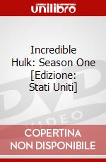 Incredible Hulk: Season One [Edizione: Stati Uniti] dvd
