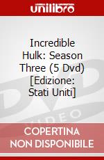 Incredible Hulk: Season Three (5 Dvd) [Edizione: Stati Uniti] dvd