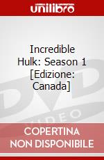 Incredible Hulk: Season 1 [Edizione: Canada] dvd