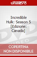 Incredible Hulk: Season 5 [Edizione: Canada] dvd