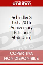Schindler'S List: 20Th Anniversary [Edizione: Stati Uniti] dvd