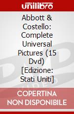 Abbott & Costello: Complete Universal Pictures (15 Dvd) [Edizione: Stati Uniti] dvd