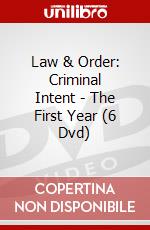 Law & Order: Criminal Intent - The First Year (6 Dvd) dvd