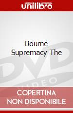 Bourne Supremacy The dvd