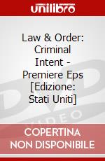 Law & Order: Criminal Intent - Premiere Eps [Edizione: Stati Uniti] dvd