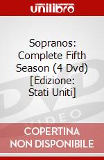 Sopranos: Complete Fifth Season (4 Dvd) [Edizione: Stati Uniti] dvd