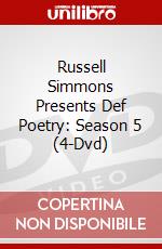 Russell Simmons Presents Def Poetry: Season 5 (4-Dvd) dvd