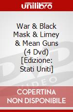 War & Black Mask & Limey & Mean Guns (4 Dvd) [Edizione: Stati Uniti] dvd