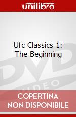Ufc Classics 1: The Beginning dvd