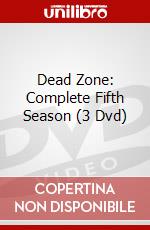 Dead Zone: Complete Fifth Season (3 Dvd) dvd