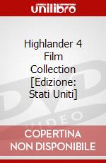 Highlander 4 Film Collection [Edizione: Stati Uniti] dvd