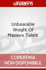 Unbearable Weight Of Massive Talent dvd