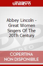 Abbey Lincoln - Great Women Singers Of The 20Th Century dvd